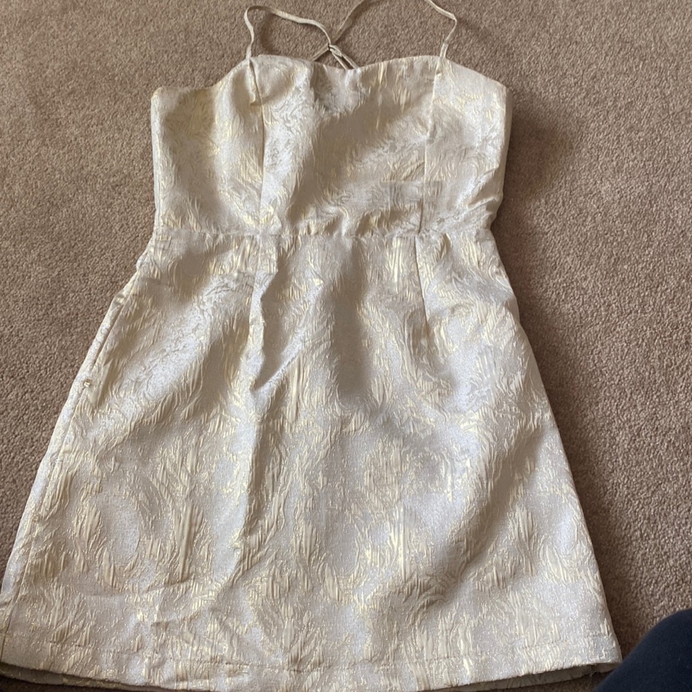 Forever 21 gold dress